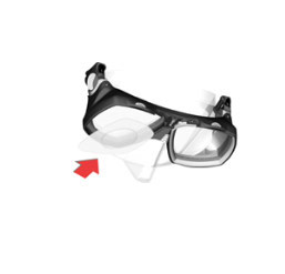 Technisub Look 2 Masks optical glasses full glass negative correction
