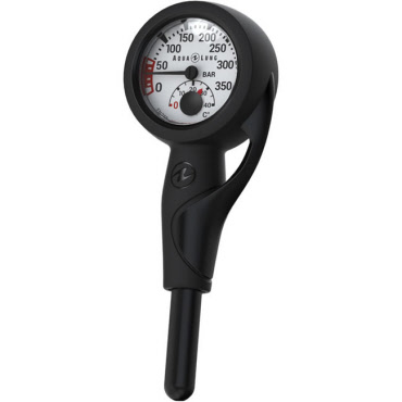 Aqualung Finimeter Manometer mit Thermometer