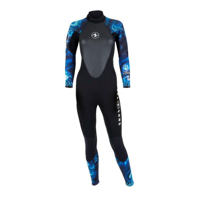 Aqua Lung wetsuit Hydroflex FS Women 3mm Camo blue