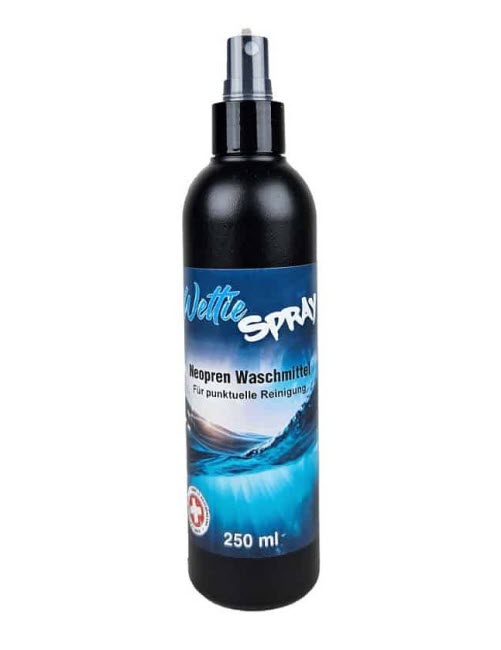 WettieClean – Format voyage 250 ml – Détergent pour néoprène