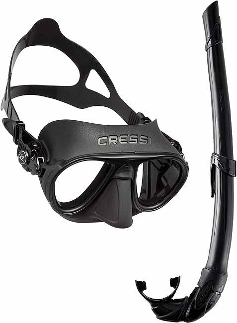 Cressi Plastic Carabiner 90 mm 4 Units Black