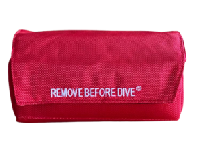 Dive mask bag Remove before dive