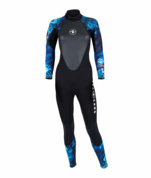Aqua Lung wetsuit Hydroflex FS Women 3mm Camo blue