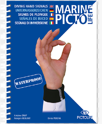 Tauch Handzeichen Buch