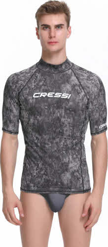 Cressi Rashguard Short Sleeve Man camou