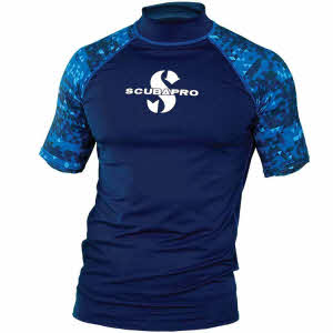 Scubapro Aegean UPF 50 Rashguard Short Sleeve Hommes