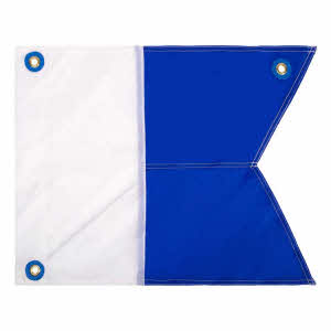 Alpha dive flag 50 x 60 cm