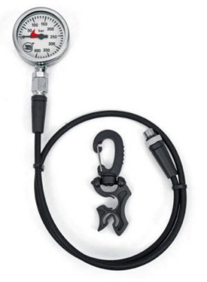 Best Divers Pressure gauge with high pressure hose Miflex