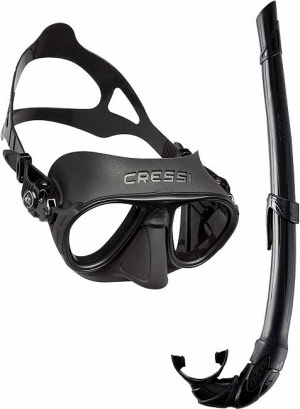 Cressi Dive Mask Calibro and Snorkel Corsica Snorkelset