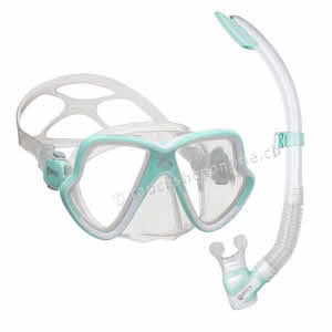 Masques de plongée snorkelset X Vision MID 2.0 avec Snorkel Rebel splash